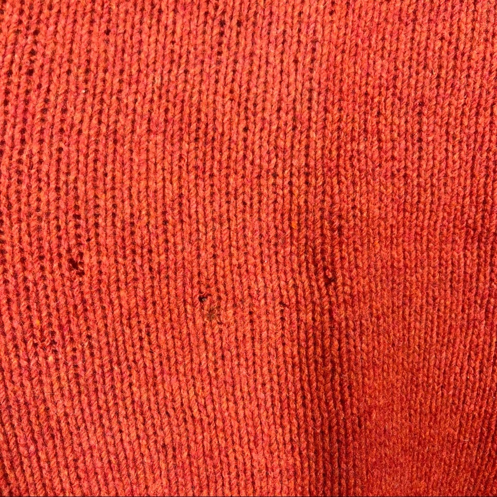 Vintage Arrow Cum Laude Sweater 1960’s Pullover 100% Wool Orange Men’s Medium - Picture 10 of 10
